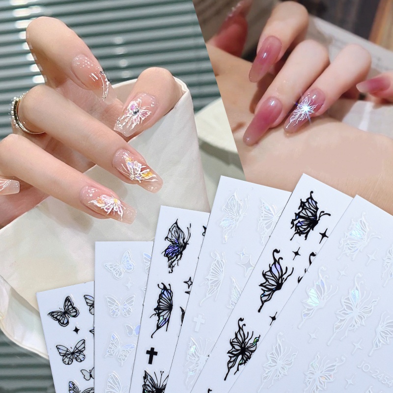 Butterfly Nail Art lipdukai
