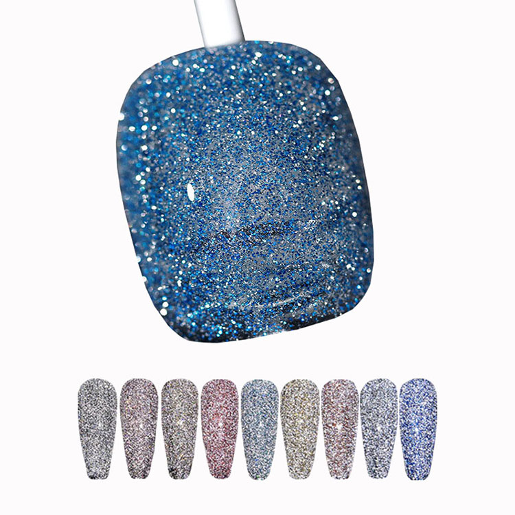 Blizgučio spalva pakeitė „Disco Gel“ laką