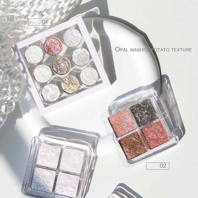 Naujas 9 viename spalvų Nagų dailės Opal trintas pudra Aurora Effect Pigment